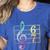 67 Music Meme Slang Six Seven Music Teacher Musician Women's Heather T-Shirt Heather True Royal