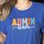 Admin Team Back To School Teachers Students Admin Squad Women's Heather T-Shirt Heather True Royal Admin Team Back To School Teachers Students Admin Squad Women's Heather T-Shirt Heather True Royal