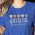 AG Teacher Future Farmer Agriculture Teacher Women's Heather T-Shirt Heather True Royal AG Teacher Future Farmer Agriculture Teacher Women's Heather T-Shirt Heather True Royal