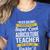 Agriculture Teacher Appreciation AG Teacher Women's Heather T-Shirt Heather True Royal