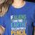 If Aliens Can Find Earth You Can Find a Pencil Teacher Women's Heather T-Shirt Heather True Royal