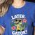 Alligator Later Gator Teacher Summer Last Day Fun Women's Heather T-Shirt Heather True Royal
