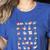 American Sign Language For Teachers ASL Alphabet Women's Heather T-Shirt Heather True Royal American Sign Language For Teachers ASL Alphabet Women's Heather T-Shirt Heather True Royal