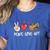 Art Teacher Peace Love Art For Artists And Painters Women's Heather T-Shirt Heather True Royal Art Teacher Peace Love Art For Artists And Painters Women's Heather T-Shirt Heather True Royal