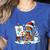 Artist Gingerbread Painter Art Teacher Student Christmas Women's Heather T-Shirt Heather True Royal Artist Gingerbread Painter Art Teacher Student Christmas Women's Heather T-Shirt Heather True Royal
