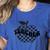 Back To School Checkered Apple Teacher Checkerboard Teacher For Men Women Girls Kids Women's Heather T-Shirt Heather True Royal