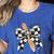 Back To School Hello Fifth Grade Teacher Coquette Pencil Bow Women's Heather T-Shirt Heather True Royal Back To School Hello Fifth Grade Teacher Coquette Pencil Bow Women's Heather T-Shirt Heather True Royal