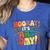 Back To School Hooray It's Art Day Art Teacher Artist Women's Heather T-Shirt Heather True Royal