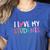 Back To School I Love My Students Teachers Women Boys Girls Women's Heather T-Shirt Heather True Royal