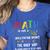 Back To School Math Is Not A Spectator Sport Math Teacher Women's Heather T-Shirt Heather True Royal