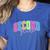 Back To School Neon Checkered Second Grade Colorful Teacher Women's Heather T-Shirt Heather True Royal Back To School Neon Checkered Second Grade Colorful Teacher Women's Heather T-Shirt Heather True Royal