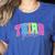 Back To School Neon Checkered Third Grade Colorful Teacher Women's Heather T-Shirt Heather True Royal