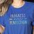 Back To School Progress Over Perfection Motivational Teacher Women's Heather T-Shirt Heather True Royal