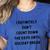 Back To School Teacher Outfit I Definitely Don't Count Down Holiday Break Lie Party Women's Heather T-Shirt Heather True Royal