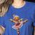 Ballet Dancer Gingerbread Christmas Dance Teacher Girl Women Women's Heather T-Shirt Heather True Royal
