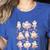 Ballet Ghost Ballet Dancer Spooky Dance Halloween Teacher Women's Heather T-Shirt Heather True Royal