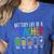 Battery Life Of A Teacher School Teacher Appreciation Women's Heather T-Shirt Heather True Royal Battery Life Of A Teacher School Teacher Appreciation Women's Heather T-Shirt Heather True Royal