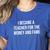I Became A Teacher For The Money And Fame Women's Heather T-Shirt Heather True Royal I Became A Teacher For The Money And Fame Women's Heather T-Shirt Heather True Royal
