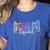 Behavior Squad Therapy Therapists Teachers Behavior Team Women's Heather T-Shirt Heather True Royal