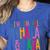 I Am Bilingual I Haha And Jaja Latina Latino Spanish Teacher Women's Heather T-Shirt Heather True Royal