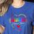 Bilingues Dream Team Dual Language Bilingual Crew Teacher Women's Heather T-Shirt Heather True Royal Bilingues Dream Team Dual Language Bilingual Crew Teacher Women's Heather T-Shirt Heather True Royal