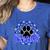 Blue Bobcats School Spirit Coquette Bow Mascot Teacher Women's Heather T-Shirt Heather True Royal Blue Bobcats School Spirit Coquette Bow Mascot Teacher Women's Heather T-Shirt Heather True Royal