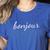 Bonjour T Shirt French Language Saying Teacher Student Men Women Girls Kids Women's Heather T-Shirt Heather True Royal Bonjour T Shirt French Language Saying Teacher Student Men Women Girls Kids Women's Heather T-Shirt Heather True Royal
