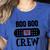 Boo Boo Crew First Aid School Nurse Day Care Teacher Women's Heather T-Shirt Heather True Royal