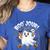 Boo Jour Ghost Halloween French Teacher Cute Coffe Croissant Women's Heather T-Shirt Heather True Royal Boo Jour Ghost Halloween French Teacher Cute Coffe Croissant Women's Heather T-Shirt Heather True Royal