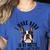 Bostie Mama Dog Dad Boston Terrier For Men Women Women's Heather T-Shirt Heather True Royal