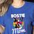 Boston Terrier Bostie Dog Breed Pet Bostie Mom Women's Heather T-Shirt Heather True Royal