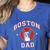 Boston Terrier Dad Dog Father For Men Women Kids Women's Heather T-Shirt Heather True Royal