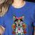 Boston Terrier Dia De Los Muertos Day Of The Dead Dog Skull For Men Women Kids Women's Heather T-Shirt Heather True Royal