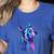 Boston Terrier Dog For a Boston Terrier Mom Women's Heather T-Shirt Heather True Royal