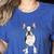 Boston Terrier Dog Motif Pet Art Boston Terrier For Men Women Kids Women's Heather T-Shirt Heather True Royal