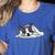 Boston Terrier Dog Official Sleeping Men Women Girls Kids Women's Heather T-Shirt Heather True Royal