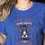 Boston Terrier Don't Mess With American Gentleman Dog Lover Women's Heather T-Shirt Heather True Royal