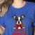 Boston Terrier Grandma Dog Lovers Puppy Bostie Owner Women's Heather T-Shirt Heather True Royal