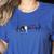 Boston Terrier Heartbeat Heart Line Women's Heather T-Shirt Heather True Royal