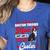 Boston Terrier Mom American Gentleman Dog Mother's Day Women's Heather T-Shirt Heather True Royal