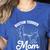 Boston Terrier Mom Boston Terrier Mom Women's Heather T-Shirt Heather True Royal