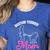 Boston Terrier Mom Women's Heather T-Shirt Heather True Royal