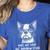 Boston Terrier Nope Not Today Not Tomorrow Either Sarcastic Women's Heather T-Shirt Heather True Royal