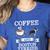 Boston Terrier Shirt Coffee And Boston Terrier Cute Dog For Men Women Girls Kids Women's Heather T-Shirt Heather True Royal