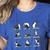 Boston Terriers Yoga Women's Heather T-Shirt Heather True Royal