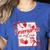 Bow Strawberry Kindergarten Is My Jam Teacher Kinder Team Women's Heather T-Shirt Heather True Royal Bow Strawberry Kindergarten Is My Jam Teacher Kinder Team Women's Heather T-Shirt Heather True Royal