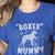 Boxer Dog Mama Halloween Women's Heather T-Shirt Heather True Royal