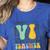 Braille Teacher Of The Visually Impaired Groovy VI Teacher Women's Heather T-Shirt Heather True Royal Braille Teacher Of The Visually Impaired Groovy VI Teacher Women's Heather T-Shirt Heather True Royal