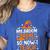 My Broom Broke So Now I Teach Halloween Teacher Women's Heather T-Shirt Heather True Royal