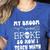 My Broom Broke So Now I Teach Math Halloween Teacher Costume For Men Women Women's Heather T-Shirt Heather True Royal